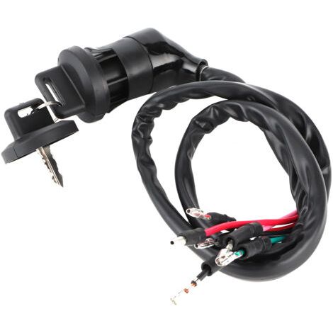 Interruttore di accensione con 2 pezzi di ricambio per Honda TRX350 Fourtrax 1986 1987 (1/4)