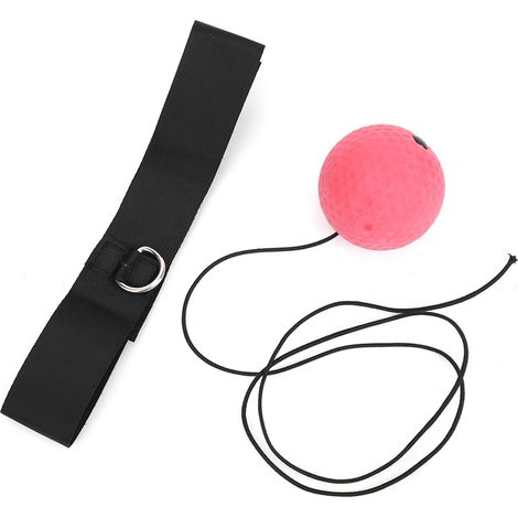 Bandeau de boxe avec balle de réaction pour entraînement, réduction du stress et équipement de fitness (1/5)