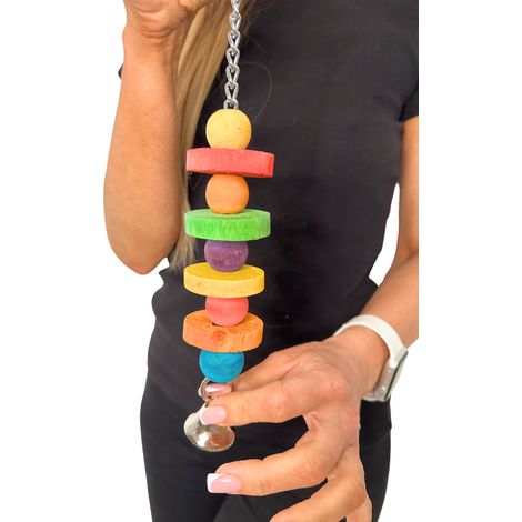 Palline colorate - un giocattolo per piccoli pappagalli (1/5)