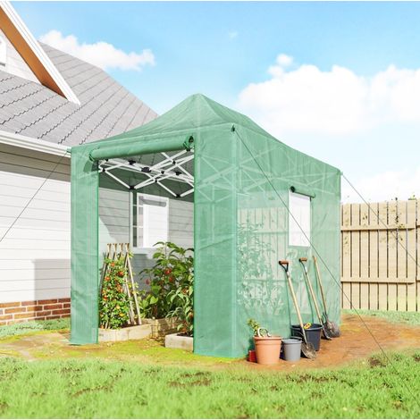 Serra da giardino pop up in PE 295x200x270 cm OKMYHOME (1/3)