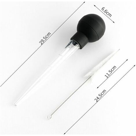 Filiyano-Pipette turque avec brosse de nettoyage - Seringue alimentaire pour cuisiner et servir, avec embout rond amovible (1/5)