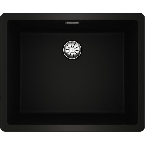 Evier à encastrer Radea R10 50.40 M-TG BKC double installation (1/5)