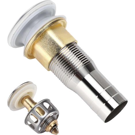 Bouchon anti-obstruction avec crépine intégrée en acier inoxydable 304 pour siphon de sol, camping-car, yacht et bateau. (1/5)