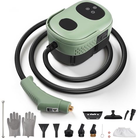 Nettoyeur vapeur 2500 W, pression 3 bars et 105 °C haute pression pour un usage domestique, machine de nettoyage à vapeur haute température pour cuisine, salle de bain, carrelage (1/5)