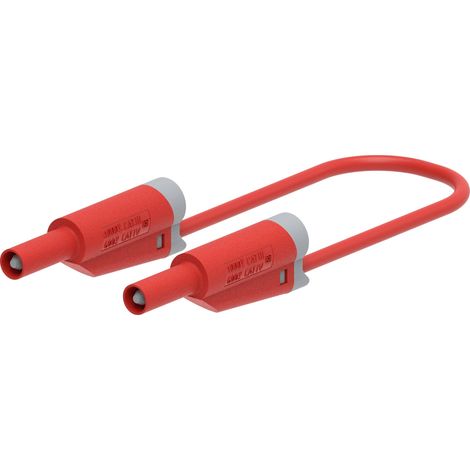 Electro PJP 2712-IEC-CD1-50R Cordon de mesure banane mâle 50 cm rouge 1 pc(s) W937533 (1/2)