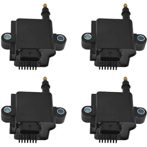 Bobina di accensione a 4 pezzi con ricambi ABS, compatibile con motori Mercury Marine dal 2004 ad oggi. (Codici prodotto: 300-8M0077471, 300-879984T01, 339-879984T00) (1/5)