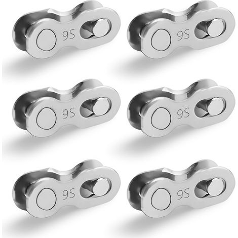 8 Schnellglieder für 9-Gang-Ketten – kompatibel mit Shimano- und SRAM-Systemen  Hochwertiger Edelstahl
