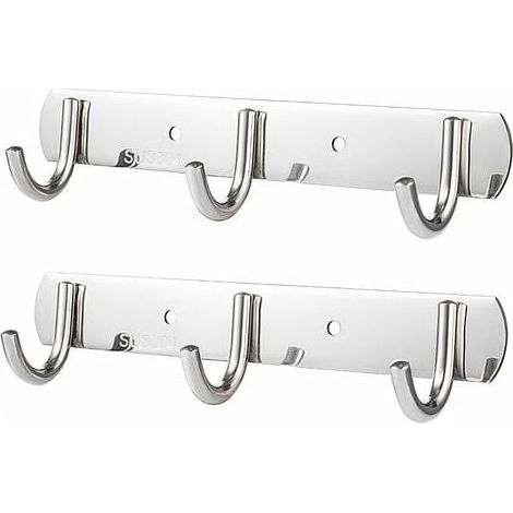Support Pour Ustensiles De Grill - En Acier Inoxydable 304 - 3 Crochets Par Support - Convient Pour Cuisine Extérieure - 2 Pièces (1/5)