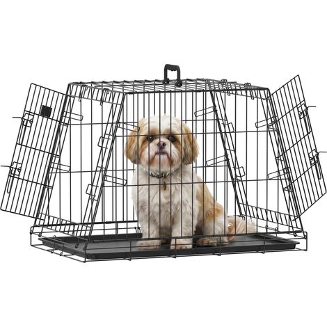 "PawHut 30""(76 cm) Car Dog Crate, Small Dog Cage for Car Boots" (1/5)