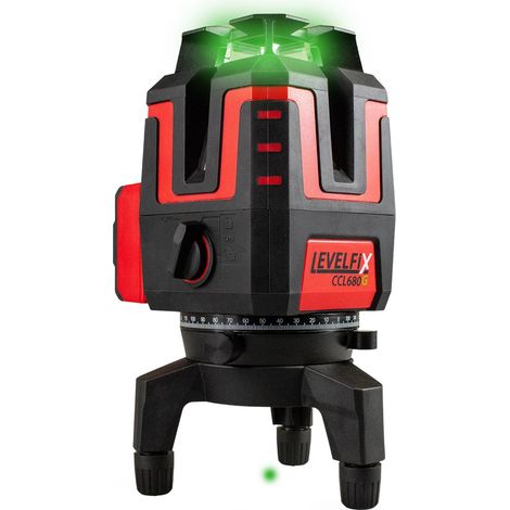 Levelfix CCL680G Laser 3D à ligne de cône vert, 3 x 360° - NETIM - 556156