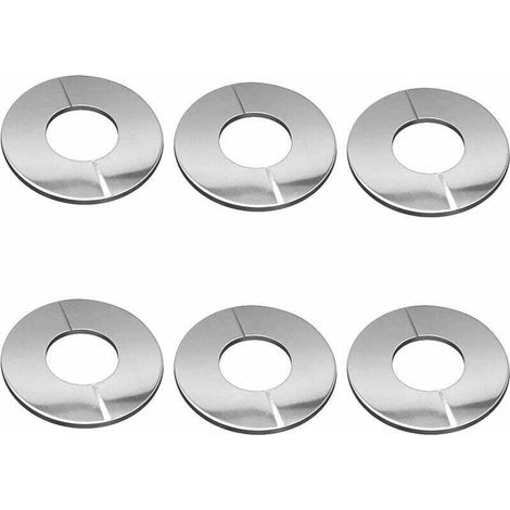 pieces faucet rosette, chrome steel pipe cover valve, used for showers, pipes, faucets, shower trays, radiators, sanitary facilities, water pipes, pipes MUMU