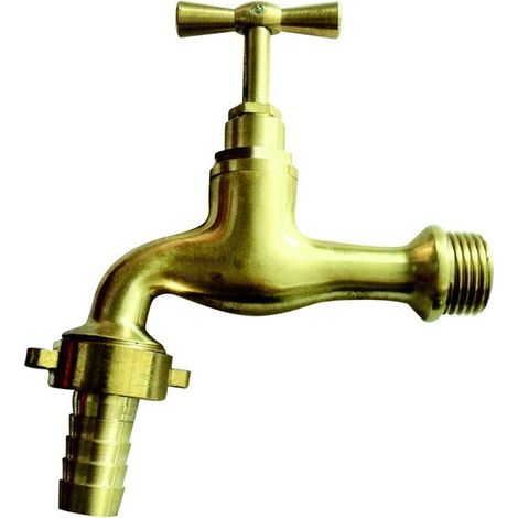 Utilia RUBINETTO PORTAGOMMA IN OTTONE LUCIDATO MIS. 1/2 Utilia 10 PZ (1/2)
