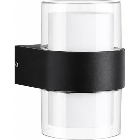 Applique murale LED Ian 10W, blanc chaud 3000K, 920 lm, angle d'éclairage 120 °, étanche IP54, idéale pour l'éclairage extérieur de jardin, terrasse, façade ou entrée (1/5)