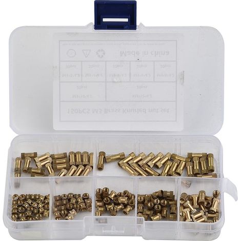 Pour inserts filetés en laiton M3, 150 écrous thermosoudables (1/5)