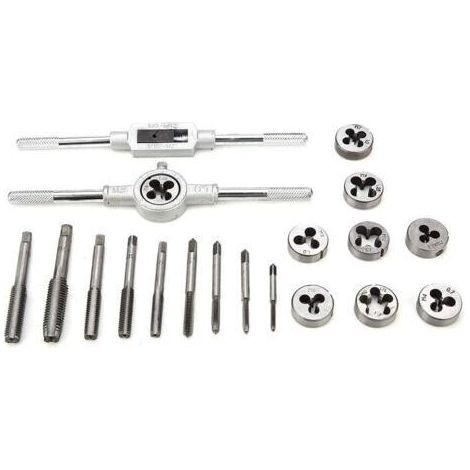 BARKBUSTERS 20 PCS Outil Pour Tarauder, tarauds et filières, Filetage Extracteurs de Vis, M3-M12 en Acier, avec Étui de Rangement (1/5)