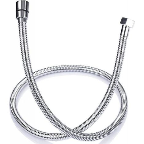 Flexible De Douche - Acier Inoxydable - 1,5 M - Raccord G 1/2 Universel - Anti-torsion - 1 Pièce