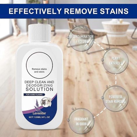 Solution nettoyante parfumée à la lavande 120 ml, solution de nettoyage pour sols, recharge de solution nettoyante, compatible avec tous les aspirateurs robots avec fonction lavage et (1 pièce) (1/4)