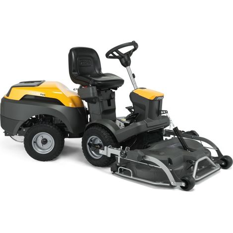 STIGA Park 500 ST450 Benzin-Frontmäher, 432 cm³, 95–100 cm – Knickgelenkte Servolenkung, Frontmähwerk Mit Quick Flip – Rasenflächen Bis 4.500 m²