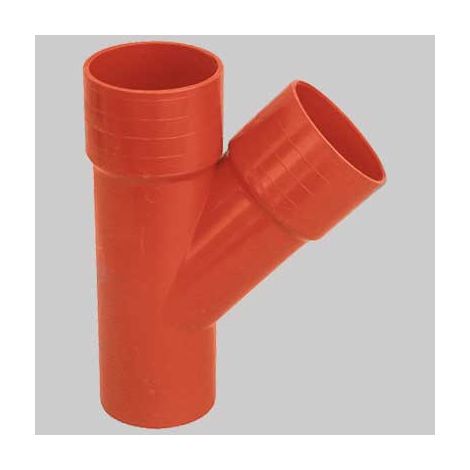 DERIVAZIONE 45  ° PVC   EE  100     MADE IN ITALY