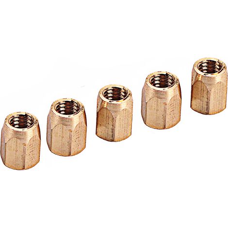 5 Pièces Écrous de Truss Rod en Laiton pour Guitare Électrique, Accessoire de Remplacement pour Instrument de Musique (1/5)