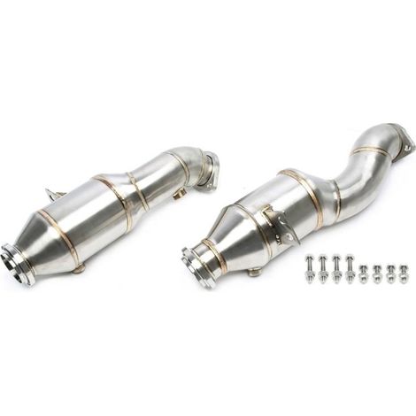 Downpipe Inox pour Mercedes GLC X253 de 2016 a 2019-C43 AMG-76mm-35814795 (1/2)