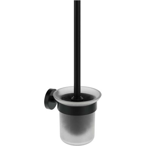 Ravak Kona - Wandmontierte Toilettenbürste mit Halter, Glas/schwarz matt X07P1311 (1/3)