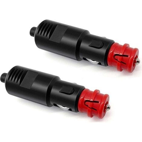 Ulisem Paquete de 2 tomas de mechero universales de 12V/24V con fusible de 8A para coche, camión, barco y motocicleta. (1/4)
