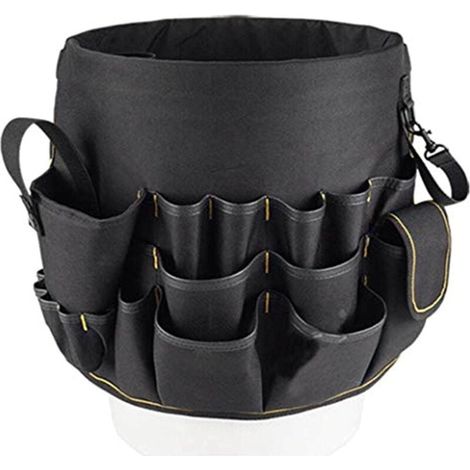 Eimer, Werkzeuggürtel, wasserdichte und tragbare Organizer-Tasche, Aufbewahrungstasche für Gartengeräte (1/4)