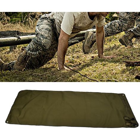 Tapis de camping extérieur hydrofuge, tapis résistant à l'humidité, tapis de plage extérieur, tapis de tir tactique, vert militaire. (1/5)
