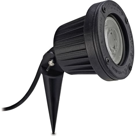 Proyector sumergible FOCUS IP68 GU5.3 LED Bulb 5W 345lm CRI80 3000K 36º Negro (1/3)