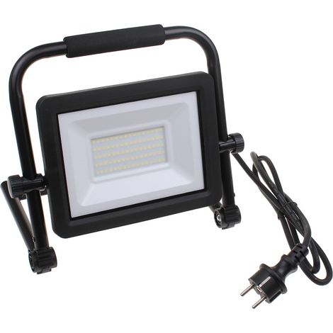 Universeel - werflamp met smd led 50w op voet 6500k 4700lm - 108225 - 5404001082259