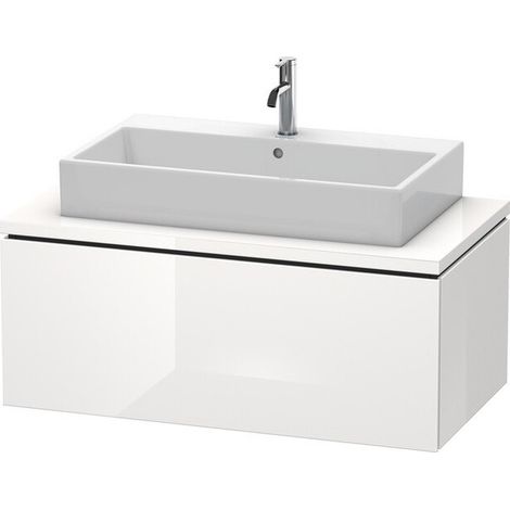 L-CUBE mobile consolle basso 400x1020x547mm noce scuro