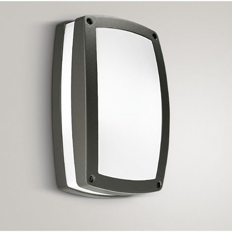 Gea led ura r ges300 led ip54 applique moderne plafonnier rectangulaire aluminium e27 (1/5)