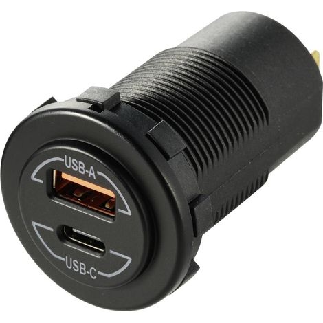 VOLTCRAFT Presa da incasso USB Power-Delivery per auto 60W 12/24 V (1/5)