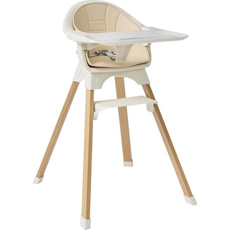 Kids High Chair - L60 x W52 x H86 cm - White