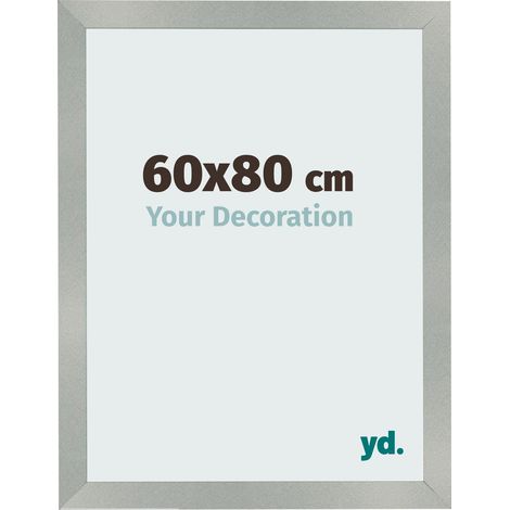 yd. - Cadre photo 60x80 - Aluminium Brosse - MDF - Bologna (1/5)