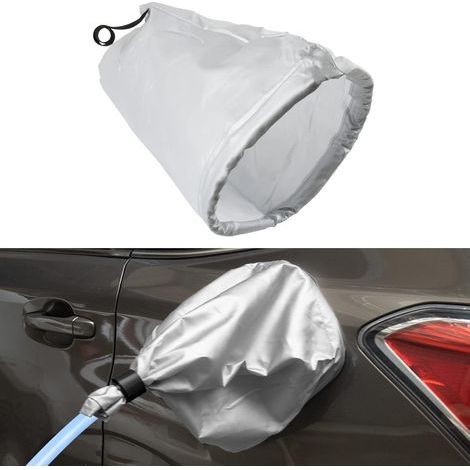 Housse de chargeur pour voiture électrique, protection magnétique pour prise de chargeur compatible avec la plupart des voitures électriques, résistante à l'eau et aux UV, protection contre la pluie e (1/5)