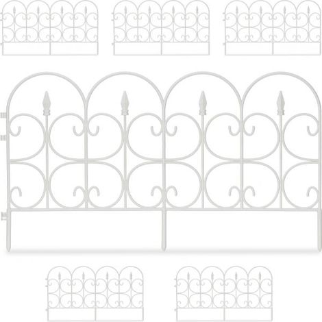 Sconto recinzione in plastica nerobianco 883084 (1/5)