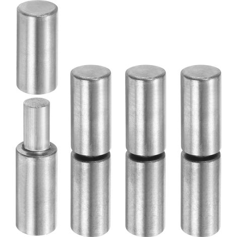 4Pcs Charnières À Barillet Soudables, 4-3/8" x 15/16" En Acier Au Carbone Lourdes Détachables À Souder Pour Porte Battante En Métal Portail Ramp De Remorque (1/5)