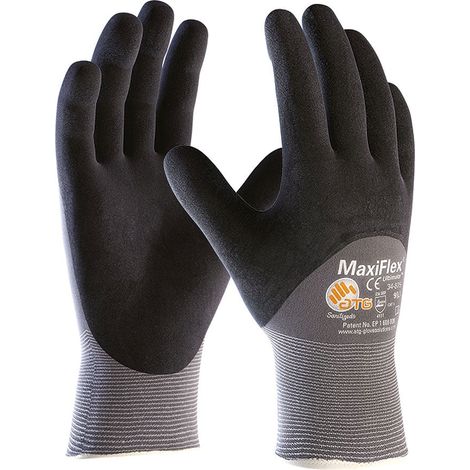 Guanti da lavoro ATG MaxiFlex 34-875 - 9 (L) - Gris oscuro (1/3)