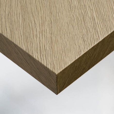DIMEXACT - Vinyle adhésif imitation bois de chêne ligné structuré - 122 cm x 2.5 m - En Rouleau