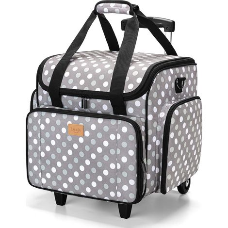 Sac Machine à Coudre avec Chariot Détachable Sac à roulettes Machine a Coudre, Sac de Rangement Machine a Coudre pour Accessoire Couture (1/5)