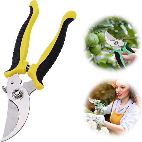 Gartenschere, Astschere, rutschfeste Schere, Multifunktions-Astschere, professionelle Astschere, Gartenwerkzeug (1/5)