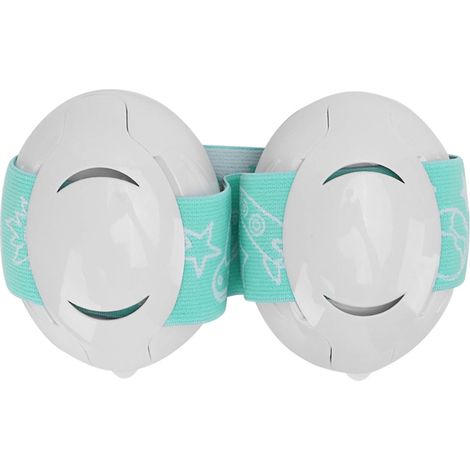 Casque antibruit bébé protection auditive nourrissons bleu avec bandeau élastique pour sommeil voyage (1/5)