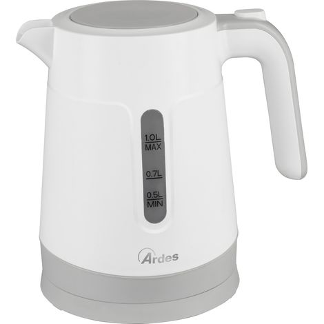 Bouilloire électrique Ardes ARBOL01 blanche 2200 watts 1 litre (1/4)