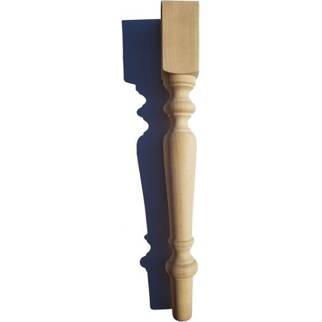 Gambe tavolo pezzi 4 in faggio grezze diametro 90 mm x h 75 cm mod marta (1/5)
