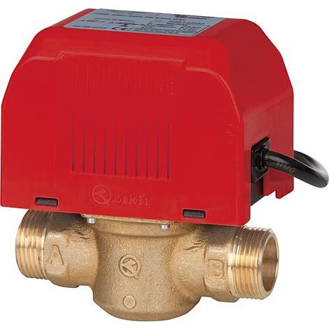 Soupape de zone 2 voies 3/4" male.male complet avec moteur 230V
