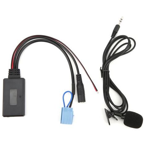 Kit Main Bluetooth 5.0 Adaptateur AUX avec Microphone Mains Libres pour Autoradio Smart Fortwo 450 (1/5)