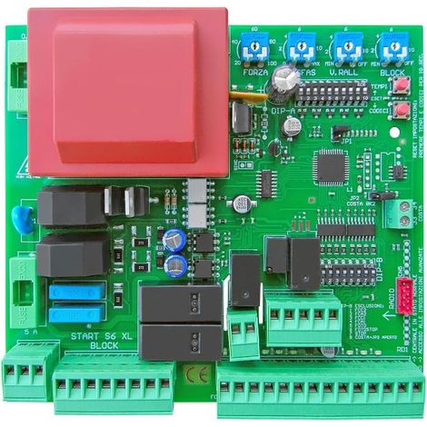 Bedienfeldkarte Bedienfeld 230Vac 230V für Tore Türen NOLOGO START-S6BL