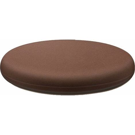 Galette De Chaise Ronde 40 Cm, Coussin De Chaise D'IntéRieur DéHoussable, Lavable Coussin pour Chaise De Salle à Manger, Coussin De Chaise 4cm Epais Mousse à MéMoire De Forme Brun (1/4)
